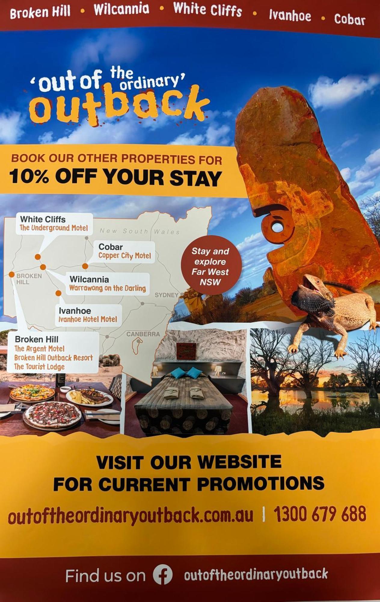 Broken Hill Tourist Lodge Bagian luar foto